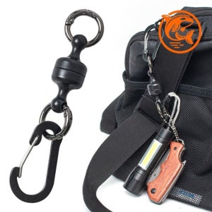 캠핑용 다용도 자석 고리 클립 가벼운 안전 등산 카라비너