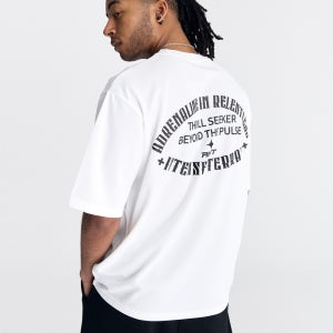 에어릿 인텐스 기능성 오버핏 반팔티 짐웨어 운동복 AM1223 화이트