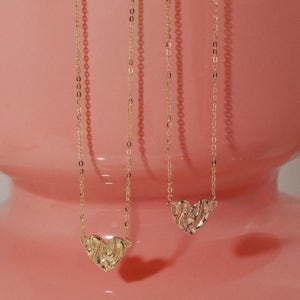 이진코리아 14k 마음을 전하는 하트 펜던트 목걸이