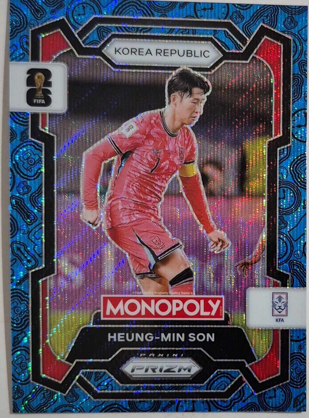 손흥민 축구카드 파니니 모노폴리 월드컵 프리즘 2026 국가대표카드 6622