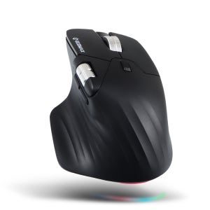 지오맥스 무한휠 듀얼 무선 인체공학 버티컬 마우스 블랙 GM-MX1100