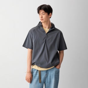 [N배송][ACTIVE] 스파오 스트레치 반팔 아노락 SPJJG25CS1