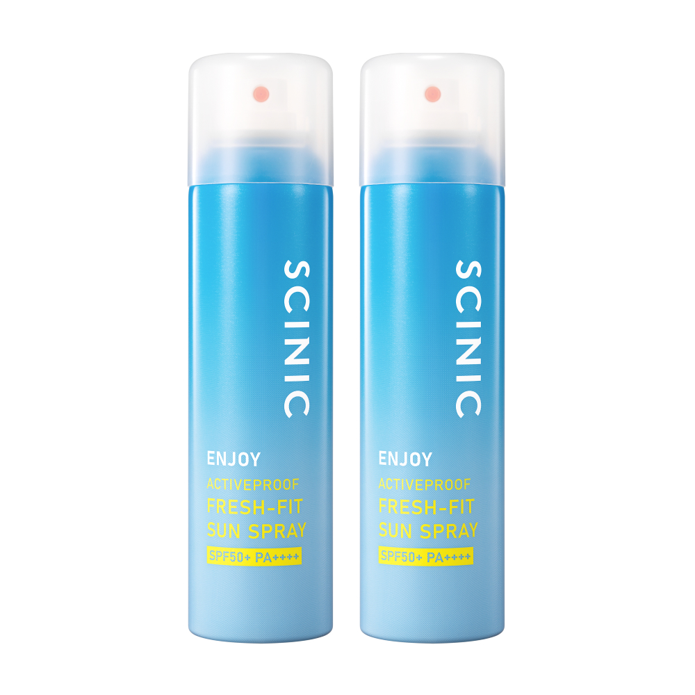 [NEW] 싸이닉 프레시핏 쿨링 선스프레이 100ml SPF50+ PA++++ / 뿌리는 선크림 2개