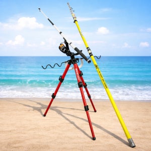 원투 거치대 서프스탠드 낚시 받침대 삼각대 민물 방파제 낚시대 2단