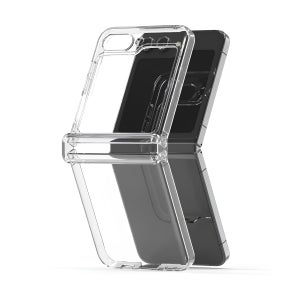 힌지보호 1+1 방탄 범퍼 젤리케이스 투명, 갤럭시Z 플립6 (힌지보호)