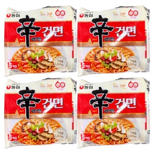 농심 신라면 건면 멀티팩 485g X 4개 (총20봉)