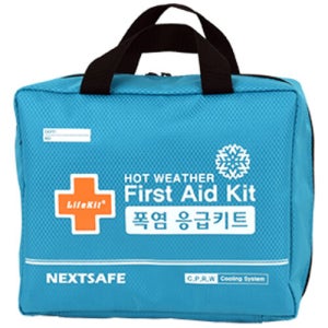 안전마스터 폭염응급키트 블루 셋트 냉찜질키트 여름안전용품