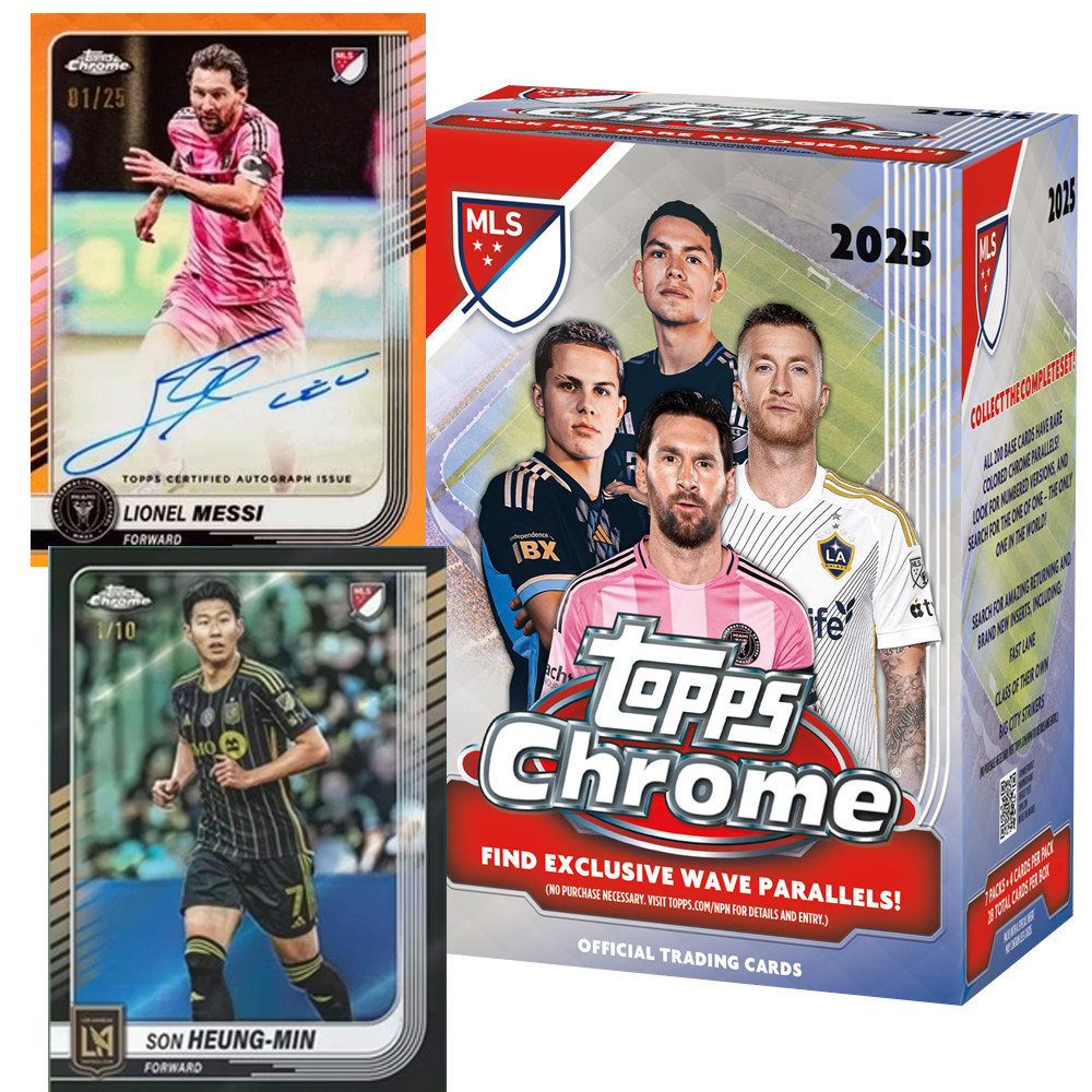 손흥민 메시 MLS 축구카드 Topps Chrome 1박스 7팩 LAFC 메이저리그사커