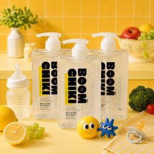 붐치키 프리미엄 아기 주방세제 젖병세제 500ml, 3개