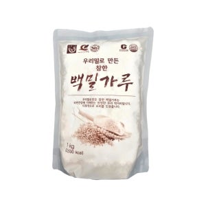 우리밀농협 참한 백밀가루 HACCP G마크 1kg, 1개