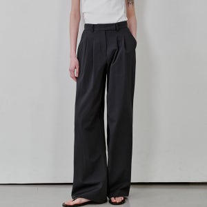 [마롭] 2176 나일론 투턱 팬츠 (다크그레이)