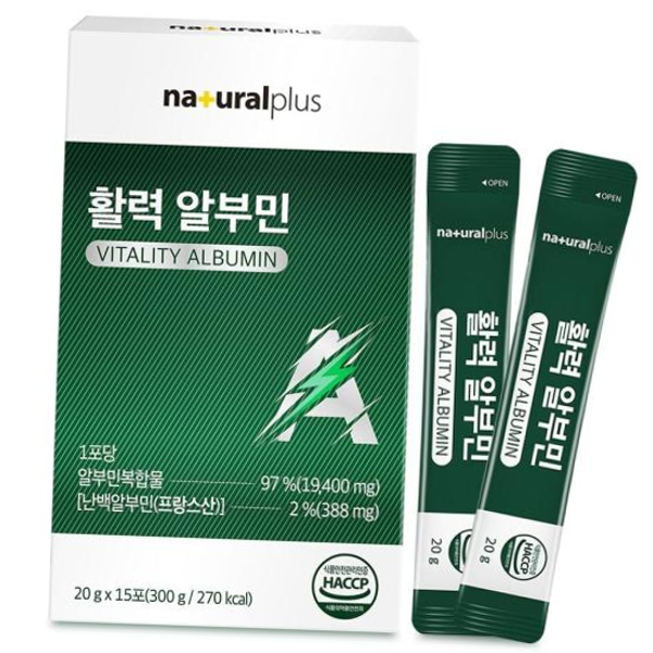 활력증진 <b>내츄럴플러스 활력</b> 알부민 15포