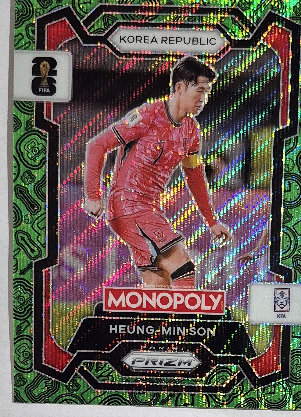 손흥민 축구카드 파니니 모노폴리 월드컵 프리즘 2026 국가대표카드 6631