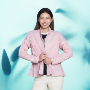 제이디엑스 JDX 여성 밑단 플레어 경량 점퍼