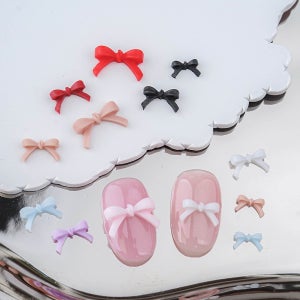 리본 네일파츠 -143 미니 발레리나 끈리본 20개입