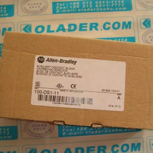 ALLEN-BRADLEY 100-DS1-11 미국 AB 접촉기 보조 접점