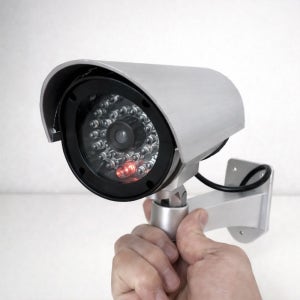 모형cctv 가짜 카메라 모조 방범용 LED 감시