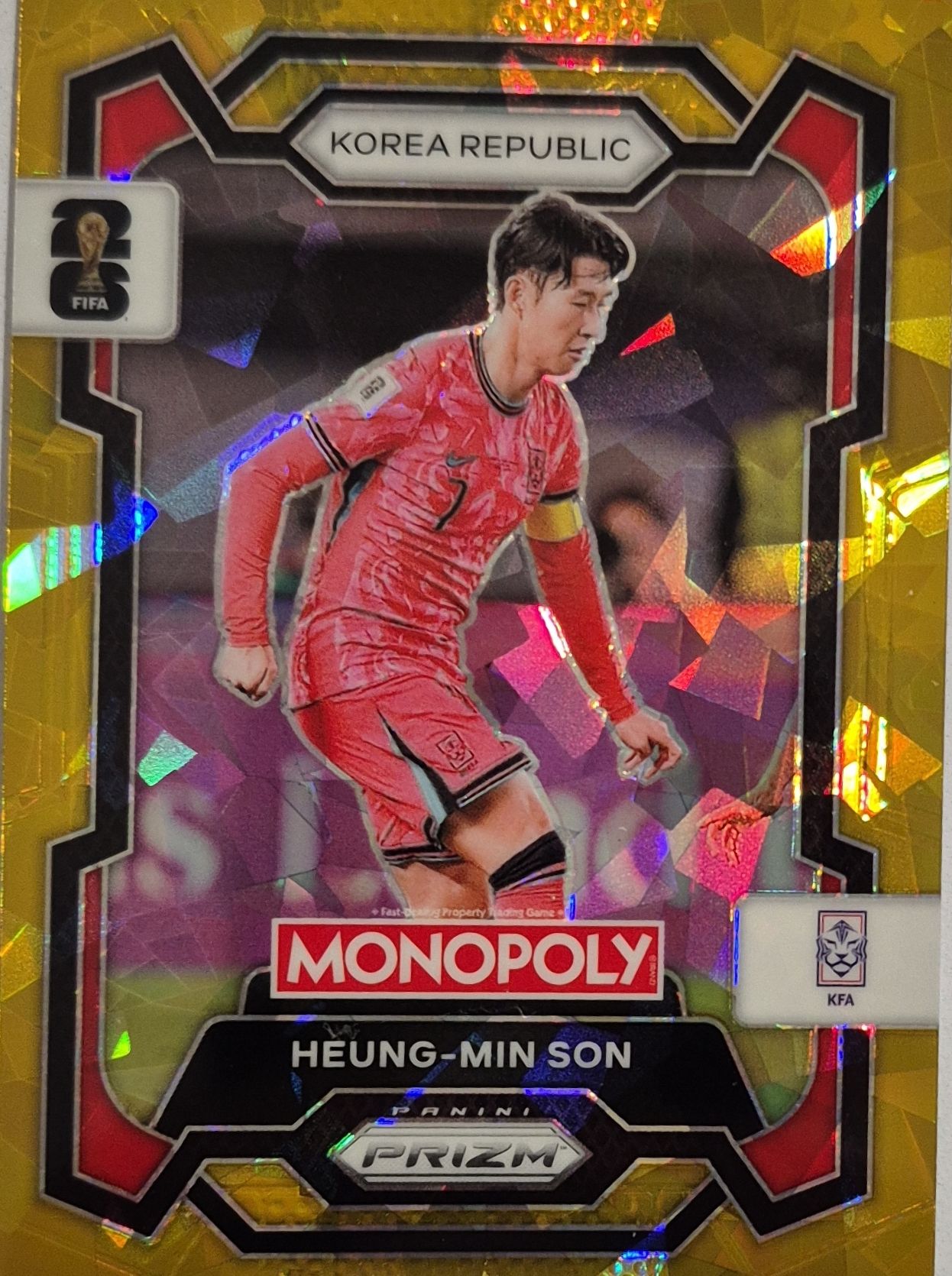 손흥민 축구카드 파니니 모노폴리 월드컵 골드크랙아이스 2026 국가대표카드 6661
