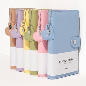 6공 만년형 다이어리 업무 A5 마카롱 바인더 기록 일기