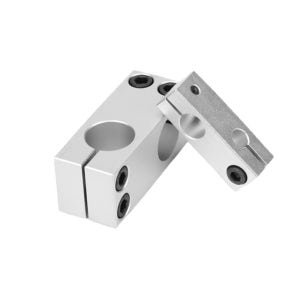 기둥 고정 클램프 수직 직경 알루미늄 합금 광축 크로스 블록 강관 브래킷 Co Same Diameter6x6mm