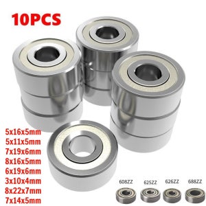 소형 베어링 685zz 608z 625ZZ 10 개 조용한 깊은 홈 미니