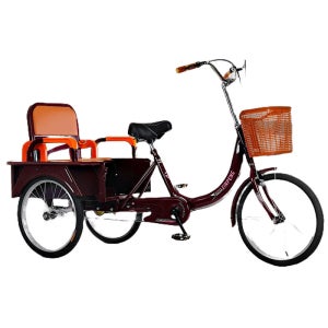 노인자전거 장바구니 중년 바구니 삼륜 삼륜자전거
