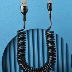 데이터 고속 충전 케이블 코일형 스프링 코일 케이블 휴대폰충전 스마트폰충전