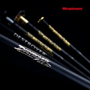메가배스 디스트로이어 P5 베이트 로드 배스 낚시대 F0st-66X