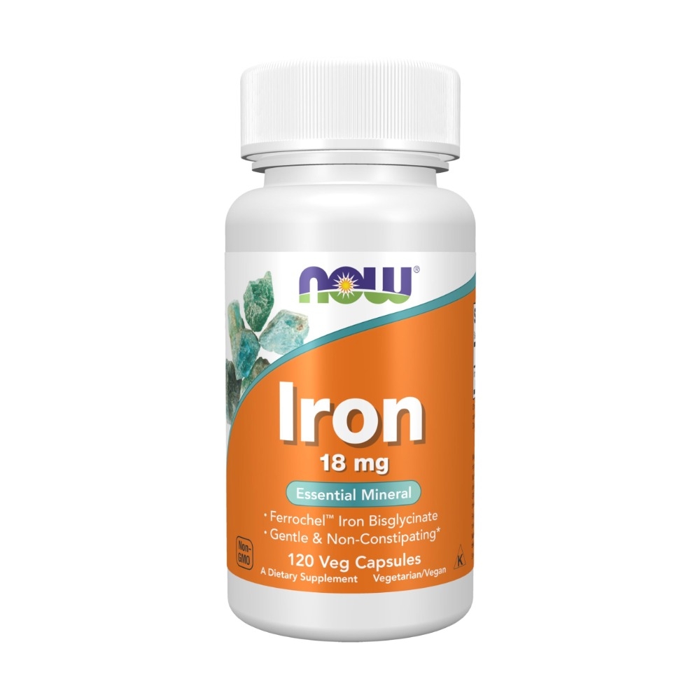 나우푸드 아이언 철분 <b>IRON 18mg</b> 120캡슐