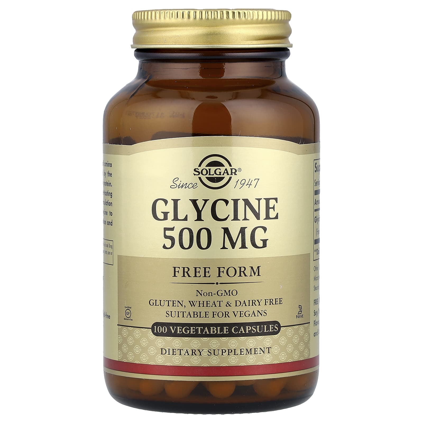 솔가 글리신 <b>Glycine 500mg</b> 100베지캡슐