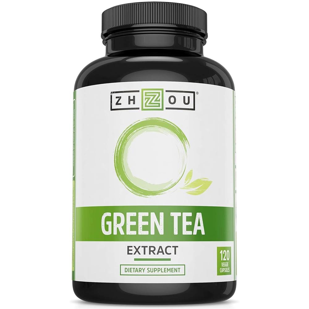 <b>녹차 추출물</b> 캡슐 500MG 120개 비건 친화적