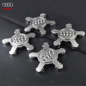 4개 135mm 자동차 허브캡 4F0601165N A4 A5 A6 A7 Q3 Q5 A3 135mmYT Conc e gray