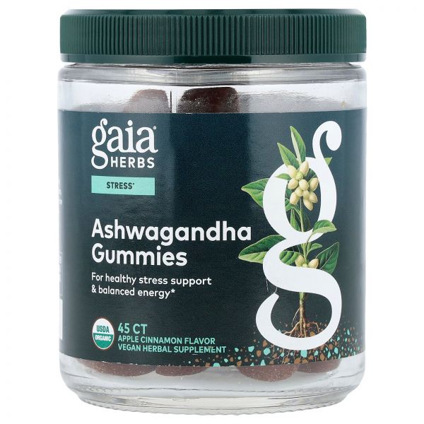 Gaia Herbs 가이아허브 아쉬와간다 45 구미 활력케어 영양제