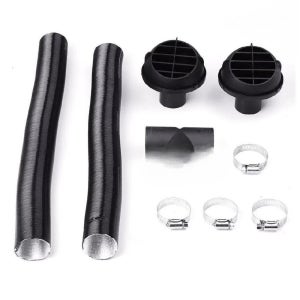 무시동히터 차량용 열교환기 파이프 히터 캠핑 덕트 차박난방 부품 propex 75mm 42 공기배출구+원형공기배출구 길이100cm