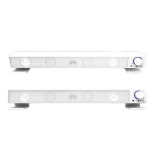 MAXTILL SB-200 USB 전원 사운드바 스피커 화이트 컴퓨터 pc 2채널 용품