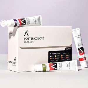 알파 에이플러스 포스터칼라 24색 B세트 (40ml)