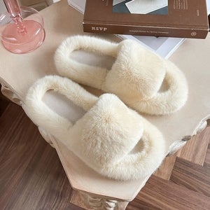 안감 털 퍼 풍성 외출 실내 베이직 털슬리퍼 겨울 따뜻한슬리퍼 미용실슬리퍼 선생님슬리퍼 실화 사무