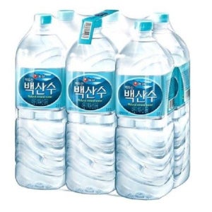 농심 백산수 2.0L x 6pet 2리터 물 500ml