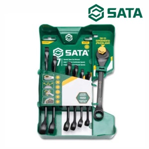사타 SATA 블랙 라쳇 콤비네이션 세트 7PCS ST47530 스패너 셋트
