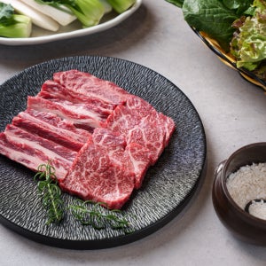 경주한우풍월 한우암소 갈비살(1+등급) 200g 구이용 스테이크 캠핑 국내산 소고기