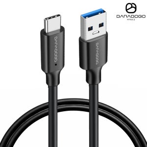 바라보고 USB3.2 Gen2 A to C타입 고속충전 데이터 케이블 블랙, 1개, 2m