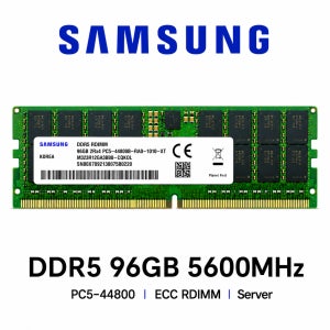 삼성전자 서버용 메모리 DDR5 96GB 5600 PC5 44800 ECC REG