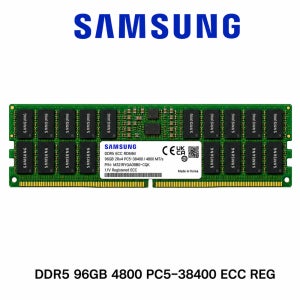 삼성전자 서버용 메모리 DDR5 96GB 4800 PC5 38400 ECC REG