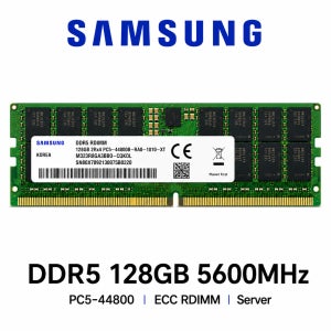 삼성전자 서버용 메모리 DDR5 128GB 5600 PC5 44800 ECC REG