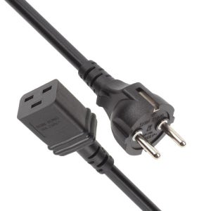 서버용 사각 전원 파워 케이블 2M C19 1.5SQ 250V 16A 코드 멀티탭 연장