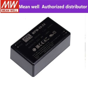 MEAN WELL MPM-45 시리즈 45W AC-DC 의료용 전원 모듈 애플리케이션을 위한 고신뢰성 PCB 마운트 녹색 공급 장치