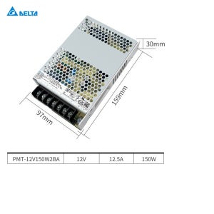 PMT-12V150W2BA 12V125A PMT-24V150W2BA 24V625A 오리지널 델타 클로즈드 엔드 AC-DC 컨버터