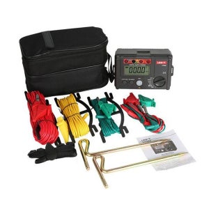 UNI-T UT521 LCD 디지털 접지 저항 전압 측정기 테스터 0-200V 0-2000 ohm