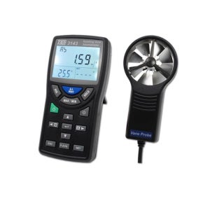 TES-3143 TES3143 금속 베인 풍속계 고정밀 풍속 측정기 기상 관측소 학교 실험 가정용