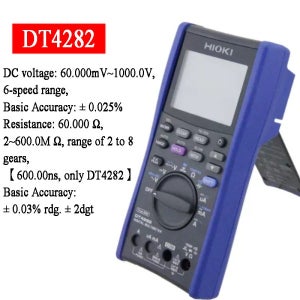 HIOKI 디지털 멀티미터 안전 터미널 셔터 전문 테스트 빠른 성능 DT4281 DT4282